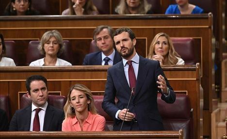 Casado, Arrimadas, Abascal, una oposición de Juzgado de Guardia