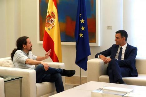 Sánchez e Iglesias, no os levantéis hasta que haya acuerdo de Gobierno